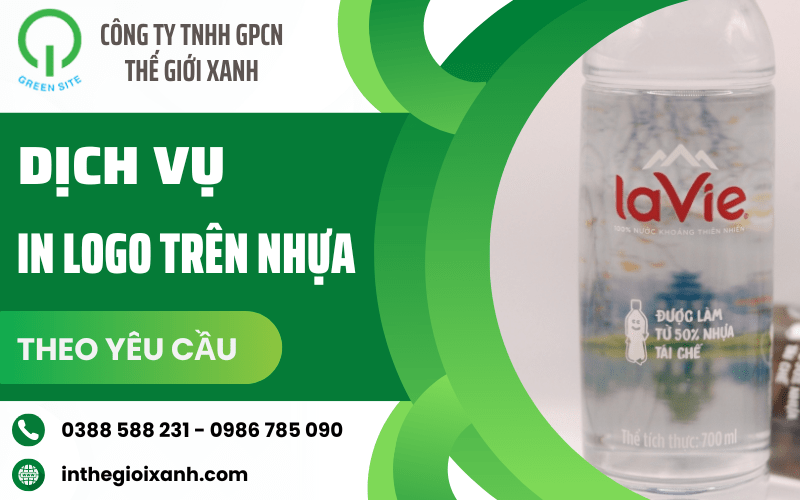 In logo lên nhựa theo yêu cầu