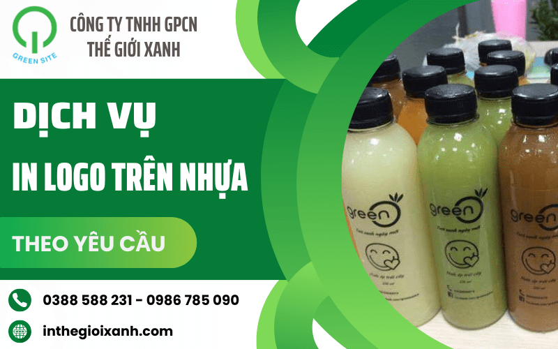 In logo lên nhựa theo yêu cầu