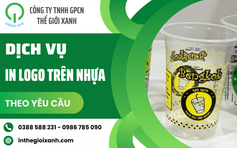 In logo lên nhựa theo yêu cầu