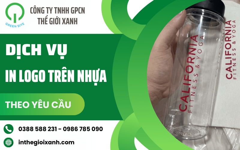 In logo lên nhựa theo yêu cầu